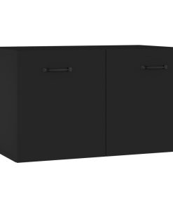 Zidni ormarić crni 60 x 36