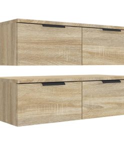 Zidni ormarići 2 kom boja hrasta sonome 68x30x20 cm drveni
