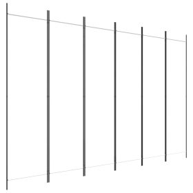 Sobna pregrada s 6 panela bijela 300x200 cm od tkanine