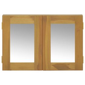 Ormarić s ogledalom 60 x 10 x 40 cm od masivne tikovine