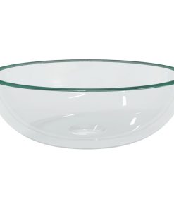 Umivaonik od kaljenog stakla 35 x 12 cm prozirni
