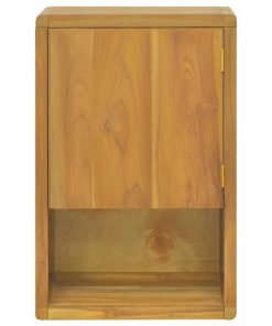Zidni kupaonski ormarić 45 x 30 x 70 cm od masivne tikovine