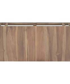 Zidni kupaonski ormarić 90x39x40 cm od masivne tikovine