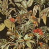 DUTCH WALLCOVERINGS zidna tapeta Bird-of-Paradise crna