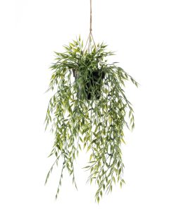 Emerald umjetni viseći grm bambusa u posudi 50 cm