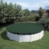 Summer Fun zimski pokrivač za bazen okrugli 460 cm PVC zeleni