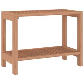 Klupa za tuširanje 60 x 30 x 45 cm od masivne tikovine