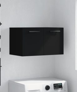 Zidni ormarić crni 60 x 36