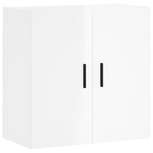 Zidni ormarić visoki sjaj bijeli 60x31x60 cm konstruirano drvo