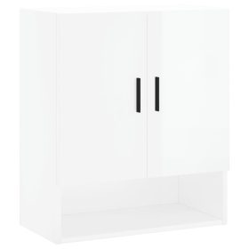 Zidni ormarić visoki sjaj bijeli 60x31x70 cm konstruirano drvo