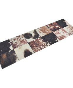 Kuhinjski tepih perivi životinjska koža 60 x 180 cm baršunasti