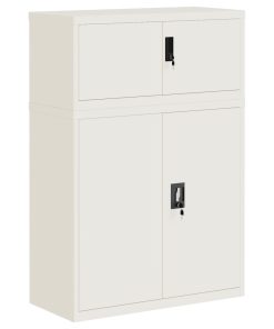 Ormarić za spise bijeli 90x40x130 cm čelični