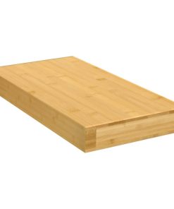 Zidna polica 40 x 20 x 4 cm od bambusa