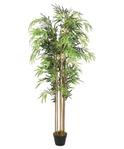 Umjetno stablo bambusa 1605 listova 180 cm zeleno