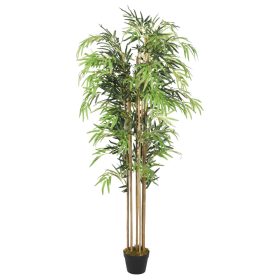 Umjetno stablo bambusa 1605 listova 180 cm zeleno