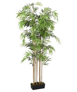 Umjetno stablo bambusa 730 listova 120 cm zeleno