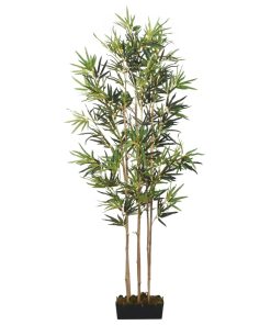Umjetno stablo bambusa 828 listova 150 cm zeleno