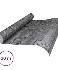 Zidna tapeta 3D s izgledom kamena crna