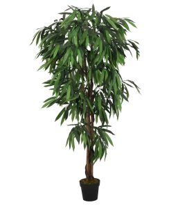 Umjetno stablo manga 600 listova 150 cm zeleno