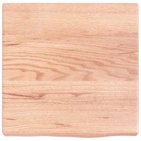 Zidna polica svjetlosmeđa 40x40x(2-4) cm obrađena hrastovina