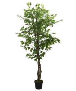 Umjetno stablo fikusa 1260 listova 200 cm zeleno