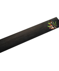 Kuhinjski tepih perivi s uzorkom začina 60 x 300 cm baršunasti