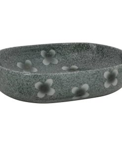 Nadgradni umivaonik plavi ovalni 59 x 40 x 14 cm keramički