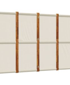Sobna pregrada s 4 panela svjetlosiva 280 x 180 cm