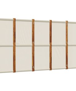 Sobna pregrada s 5 panela svjetlosiva 350x180 cm
