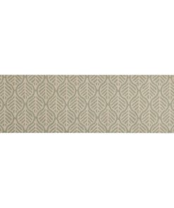 Kuhinjski tepih perivi s uzorkom lišća 45 x 150 cm baršunasti