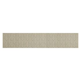 Kuhinjski tepih perivi s uzorkom lišća 60 x 300 cm baršunasti