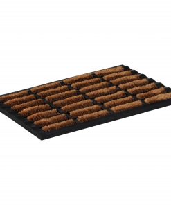 Otirač pravokutni 40 x 60 cm od gume i kokosovih vlakana