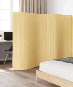 Sobna pregrada svijetla prirodna 165 x 600 cm od bambusa