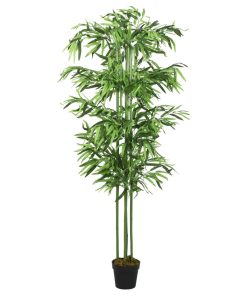 Umjetno stablo bambusa 576 listova 150 cm zeleno