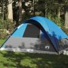 Kupolasti obiteljski šator za 6 osoba plavi vodootporni