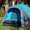 Kupolasti šator za kampiranje za 3 osoba plavi brzo otpuštanje