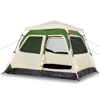 Kupolasti šator za kampiranje za 3 osoba zeleni brzo otpuštanje