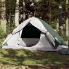 Kupolasti šator za kampiranje za 4 osobe zeleni vodootporni
