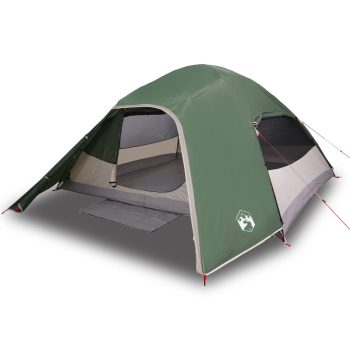 Kupolasti šator za kampiranje za 4 osobe zeleni vodootporni