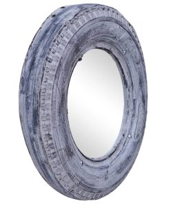 Ogledalo bijelo 50 cm od obnovljene gume