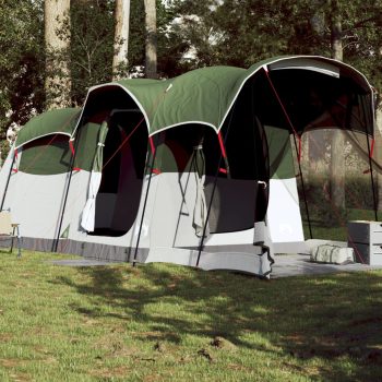 Obiteljski šator u obliku tunela za 8 osoba zeleni vodootporni