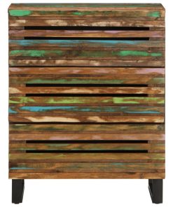 Komoda od masivnog drva bagrema 60 x 34 x 75 cm