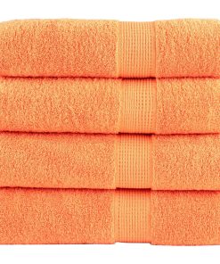 Ručnici za kupanje 4 kom tirkizni 100x150 cm 600gsm 100% pamuk