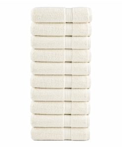 Ručnici za ruke 10 kom krem 50x100 cm 600 gsm 100 % pamuk