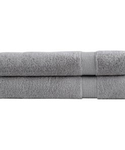Ručnici za saunu 2 kom sivi 80 x 200 cm 600 gsm 100 % pamuk