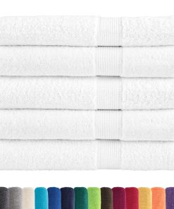 Ručnici za saunu 25 kom bijeli 80 x 200 cm 600 gsm 100 % pamuk