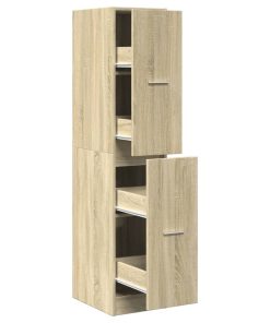 Ormarić za lijekove boja hrasta sonome 30x41x144