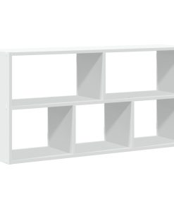Zidna polica bijela 100x25x50 cm od konstruiranog drva