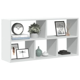 Zidna polica bijela 100x25x50 cm od konstruiranog drva