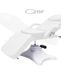 Masažni stol bijeli 180 x 62 x (86